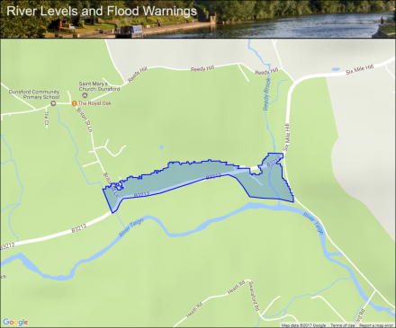 River Teign Upper At Dunsford Flood Alerts And Warnings The Uk