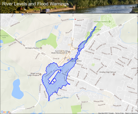 Borsdane and Hockery Brook at Hindley :: Flood alerts and warnings ...