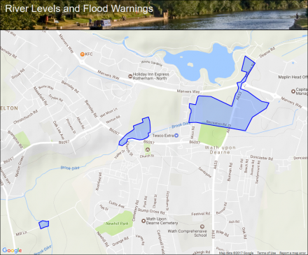 Brook Dike at Wath Upon Dearne :: Flood alerts and warnings :: the UK ...