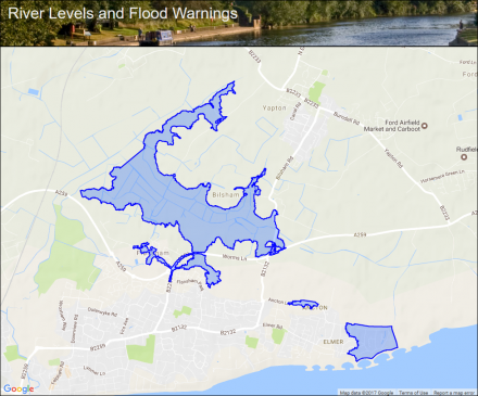 Elmer :: Flood alerts and warnings :: the UK River Levels Website