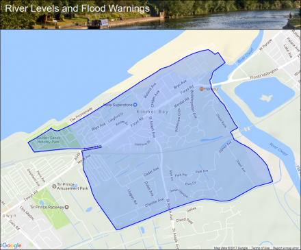 Kinmel Bay Area B :: Flood Alerts And Warnings :: The UK River Levels ...