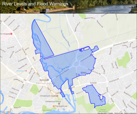 Lower Avon at Christchurch :: Flood alerts and warnings :: the UK River ...