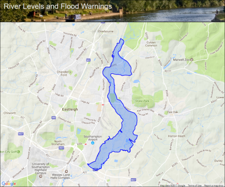 Lower Itchen :: Flood alerts and warnings :: the UK River Levels Website