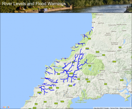 Cornwall River Map