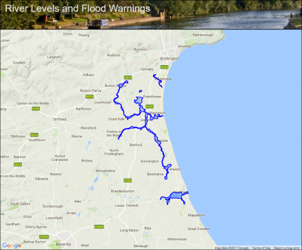 North Holderness :: Flood alerts and warnings :: the UK River Levels ...