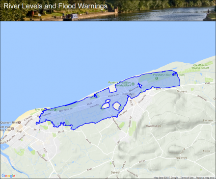 Prestatyn Area B :: Flood Alerts And Warnings :: The UK River Levels ...