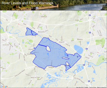 River Derwent at Ambaston Lane :: Flood alerts and warnings :: the UK ...