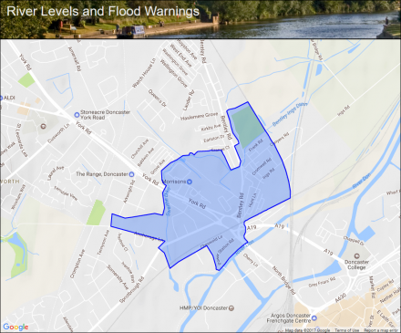 River Don at Bentley :: Flood alerts and warnings :: the UK River ...