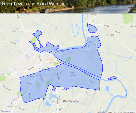 River Ouse at Selby and Barlby :: Flood alerts and warnings :: the UK ...