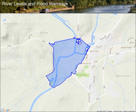 River Severn at Severn Ham, Tewkesbury :: Flood alerts and warnings ...