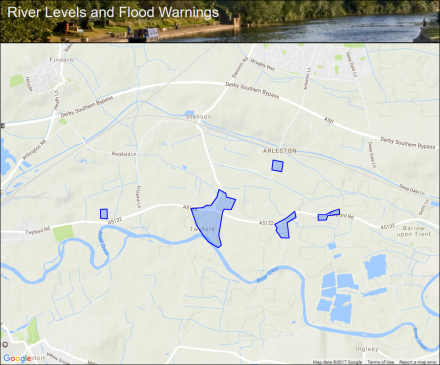 River Trent at Twyford :: Flood alerts and warnings :: the UK River ...