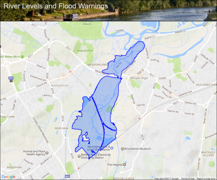 River Wey at Weybridge :: Flood alerts and warnings :: the UK River ...