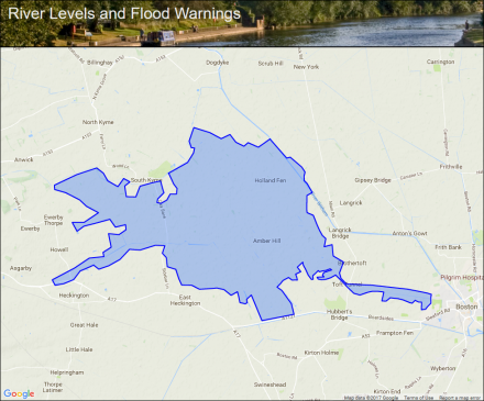 River Witham and associated Fens from Chapel Hill to Boston :: Flood ...