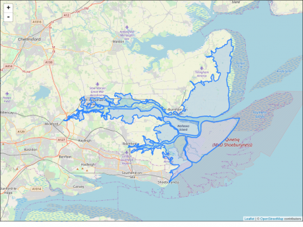 essex coast flood roach river crouch estuaries shoeburyness peters including flat st