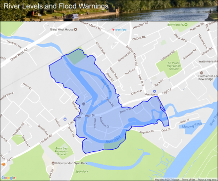 Tidal River Brent :: Flood alerts and warnings :: the UK River Levels ...