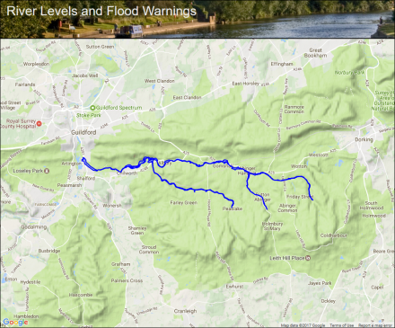 Tillingbourne :: Flood alerts and warnings :: the UK River Levels Website
