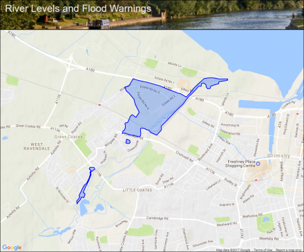 Wider area at risk from the New Cut Drain in the Wybers Wood and ...